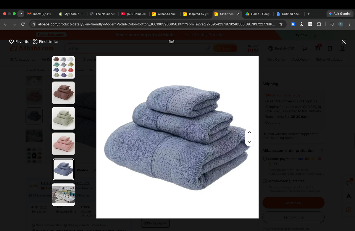Veanature Gentle-Dry Bamboo Towel